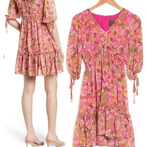 Chiffon Empire Waist Dress